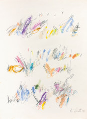 Drawing #295, 1990, Oil and pencil on paper