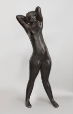 Hugo Robus, Dawn (Yawning Figure), executed in 1931, bronze, 66 1/2 x 28 x 17 inches, Edition of 6