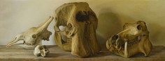 Claudio Bravo, Vanitas, 2010, oil on canvas, 29 1/4 x 78 1/2 inches