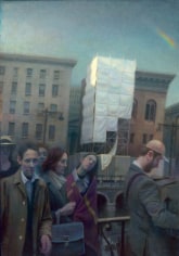 Paul Fenniak, By the Canal, 2020-21, oil on canvas, 60 x 42 inches