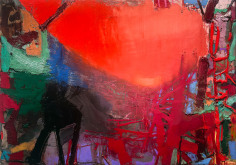 Brian Rutenberg Last Star 2, 2025 oil on linen 44 x 62 inches