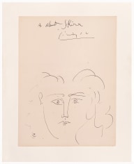 Pablo Picasso, T&ecirc;te de femme (Dora Maar), 1942, pen and India ink on paper, 14 1/2 x 10 7/8 inches