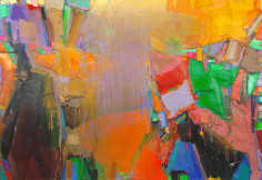 Low Light 2, 2010, oil on linen, 50 x 72 inches