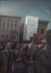 Paul Fenniak, By the Canal, 2020-21, oil on canvas, 60 x 42 inches