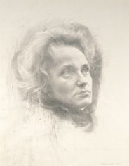 Oleg Vassiliev, Kira, 1980, graphite on paper, 23 1/4 x 18 1/2 inches