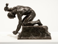 Mahonri Young, The Chiseler, Kneeling, c. 1903-04, bronze, 9 1/2 x 12 1/2  x 7 inches