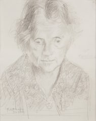 Raphael Soyer Of Rebecca, n.d pencil on paper 11 1/2 x 7 3/4 inches