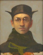Bo Bartlett, Self-Portrait (SOLD), 2004, oil on masonite, 14 x 11 inches