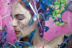 Alyssa Monks, Accept the Unacceptable, 2020, oil on panel, 12 x 18 inches