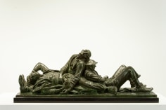Harry Wickey, Siesta on 11th Avenue, 1956, bronze, 28 1/8 x 10 1/2 x 9 1/2 inches