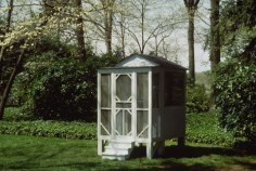 Tourist Cabin with Folded Bed, 1986, Storm King Art Center