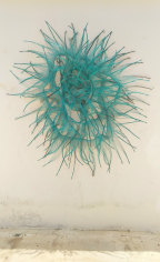 Ron Aloni  &quot;Wire mesh starburst&quot; (Aquamarine)