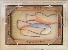 Image of verso sketch and inscriptions on &quot;4-35&quot; painting by Joseph Biederman.