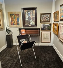 Caldwell Gallery Hudson satellite booth at Berkshire Galleries in Great Barrington, Massachusetts.