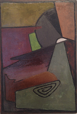 Beside the Way, 1930, oil on canvas, 24 x 16 1/4 in.