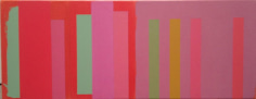 Untitled, 2002, acrylic on canvas, 14 x 36 in.