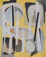 Alice Trumbull Mason, &quot;Bearings Charted with Yellow,&quot; 1946, oil on masonite, 28 x 23 in.