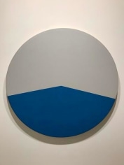 Leon Polk Smith, Wide Horizon, 1966, oil on canvas, 32 in. diameter