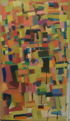 Untitled, 1954, oil on canvas, 56 x 31 1/2 in.