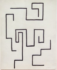 Untitled, 1946, gouache on paper, 40 x 25 1/2 in.