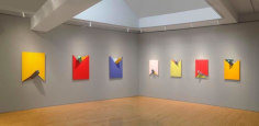 Installation view: Charles Hinman, &quot;Space Windows&quot; from 2008, Washburn Gallery, April 16 - June 26, 2015