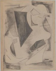Alice Trumbull Mason, Drawing for &quot;Colorstructive Abstraction,&quot; c. 1944, graphite on paper, 11 x 14 in.