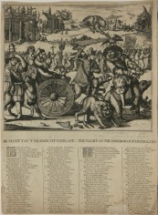 Romeyn De Hooghe, De Vlugt van&rsquo;t Pausdom uit Engelant, 1689