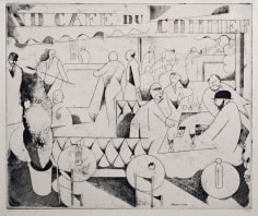 Jean-Emile Laboureur, Le Caf&eacute; du Commerce