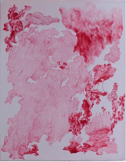 Moon Beom. Possible Worlds #932, 2007. Acrylics, glue ink on canvas, 117x91cm.