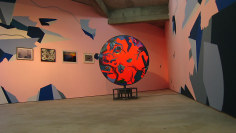 Franz Ackermann. The Bow, 2007. Mixed media installation.&nbsp;Installation view at PKM Gallery Beijing.&nbsp;Courtesy of the artist &amp;amp; PKM Gallery.