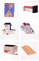 O JUN. Design Of You, 2000. Paper, gouache, 70 x 70 cm each (6 sheets).&nbsp;Courtesy of the artist &amp;amp; PKM Gallery.