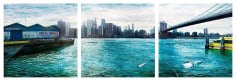 Sangbin IM. Brooklyn View, 2007. Lambda print/diasec, 76.2 cm x 228.60 cm (76.2 x 76.2 cm each; triptych).