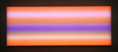 LEO VILLAREAL Sky  2009, light emitting diodes, Mac mini, circuitry, 36 x 96 inches.