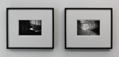 A photograph of 2 framed black and white photographs