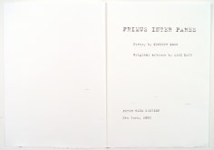 Title page&nbsp;from Primus Inter Pares