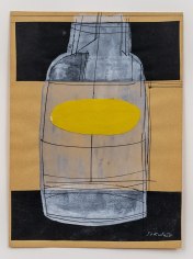 Sonja Sekula Untitled (Bottle), 1958 collage of several layers with gouache and ink on paper 8 1/8 x 5 7/8 inches (20.5 x 14.8 cm) ​​​​​​​(SSK58-01)