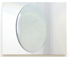 Roger White Oval Mirror, 2016