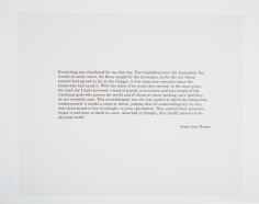 Colophon with a quote of Jorge Luis Borges
