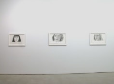 Installation view of Alex Katz, Drawings, 2009 at Peter Blum SoHo.