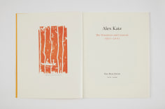 Alex Katz: The Woodcuts and Linocuts, 2001