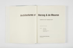 Architectures of Herzog &amp;amp; de Meuron, Portraits by Thomas Ruff, 1994, &nbsp;