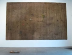 Installation view of William Anastasi, opposites are indentical, 2008 at Peter Blum Chelsea.