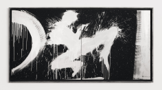 Richard Hambleton Untitled (Jumping Shadow Diptych), 1997
