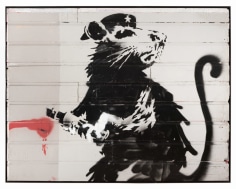 Banksy Haight Street Rat, 2010