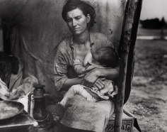 Dorothea Lange,&nbsp;From the Migrant Mother Sequence, Image #3,&nbsp;1936,&nbsp;gelatin silver print,&nbsp;11 x 14 inches