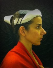 Nina Katchadourian,&nbsp;Lavatory Self Portrait In The Flemish Style Series,&nbsp;2011, c-print, dimensions variable