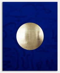 Mimmo Paladino Blue e oro, 2002