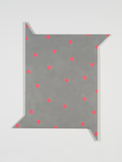 Jeremy Moon, Starlight Hour, 1965, acrylic and enamel on shaped canvas, 79 &frac12; &times; 64 15/16 in.