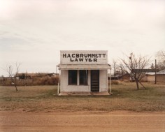 Peter Brown Lawyer&rsquo;s Office, Dickens, Texas (from the Great Plains Project), 1986