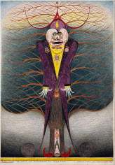 Friedrich Schröder-Sonnenstern "Theorie Zynus - ob Dämon der Vertrocknung und Verdörrung (Zynus Theory – whether Demon of Dessication and Withering)", 1953